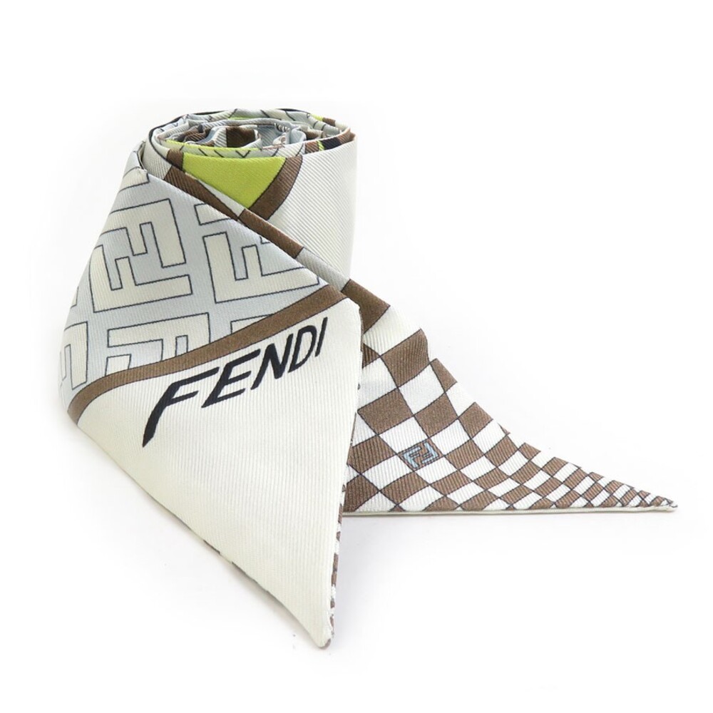Auth Fendi Scarf Multicolor Silk - #302925F16B